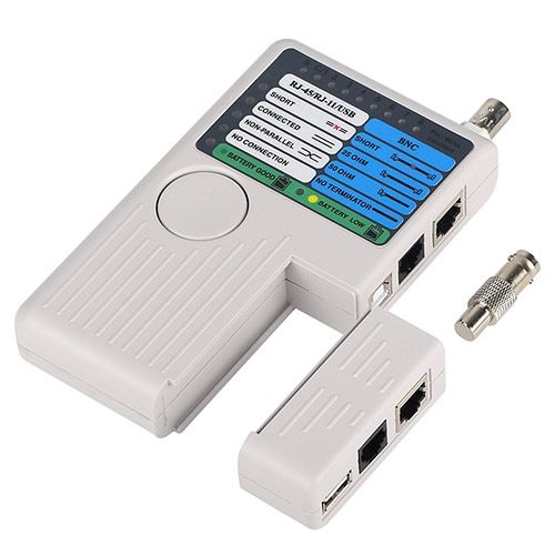 Тестер мережі аналізатор RJ45 RJ11 BNC USB AM-BM, C1047 7000001867 фото