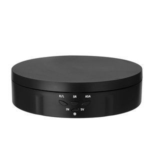 Стенд 14.5см для предметной съемки 360град, ДУ, платформы 18/22см, 3 скорости, черный 7000008005 фото