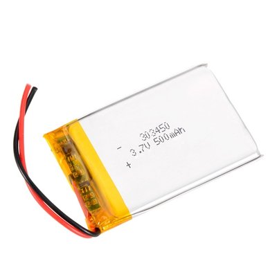 Акумулятор 303450 Li-pol 3.7В 500мАг для RC моделей DVR GPS MP3 MP4 7000000448 фото