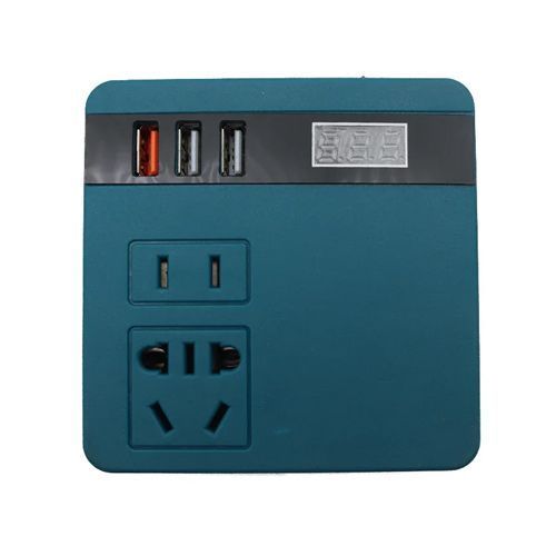 Інвертор 220В 120Вт для акумуляторів Makita 18-21В DC, з USB і дисплеєм 7000007805 фото
