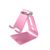 Підставка настільна для смартфона, алюмінієвий тримач, рожевий 7000006021 фото