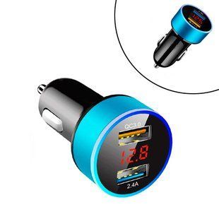 Автомобільний зарядний пристрій 2x USB 2.4А QC3.0 в прикурювач 7000005377 фото