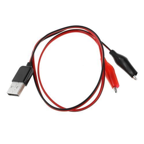 Кабель переходник USB Type-A на зажимы крокодилы, 60см 7000008041 фото