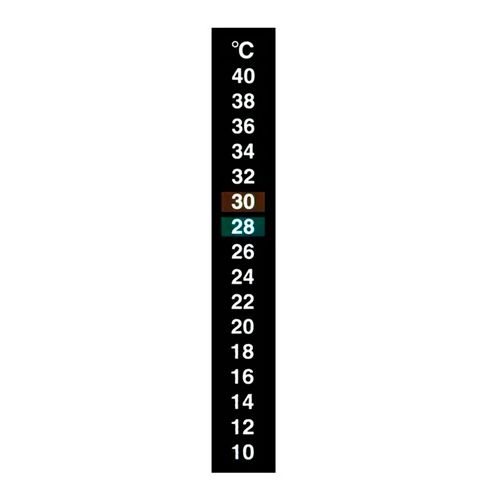 Термометр наклейка для аквариума 10-40C 13см, аквариумный градусник 7000000655 фото