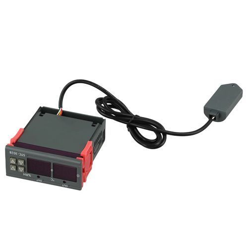 Регулятор температури і вологості цифровий 2 реле -20~80С 220В 10А STC-3028 7000007909 фото