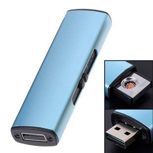 USB зажигалка электронная Спираль, алюминий 7000003686 фото