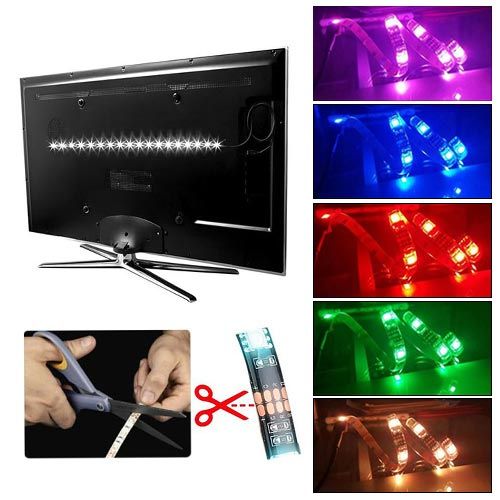 LED RGB 2м лента подсветки ТВ с пультом д/у, USB 7000000879 фото