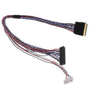 Кабель шлейф LVDS I-PEX 40pin 2канала 6біт для РК матриць 15.6-19 7000001759 фото