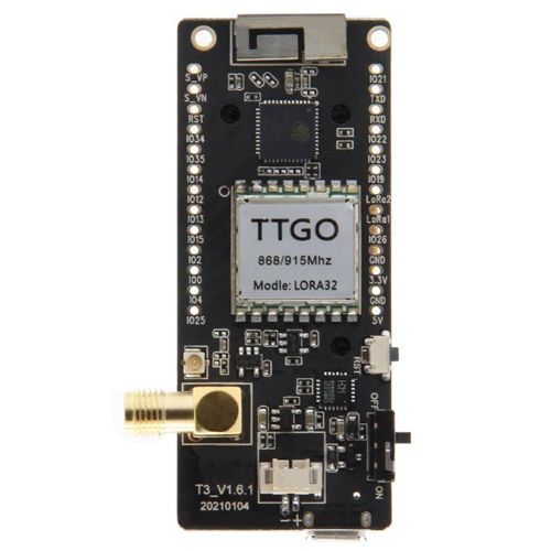 LILYGO TTGO LoRa32 T3 v1.6.1 ESP32 868МГц OLED, плата разработчика 7000007552 фото