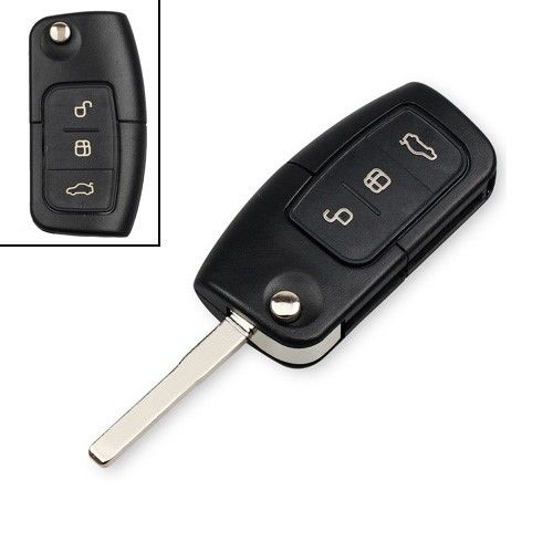Викидний ключ, корпус під чіп, 3кн DKT0269, Ford 7000000134 фото