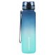 Пляшка для води 1000мл з дозатором, фляга для спорту UZSPACE, кольори 7000003559 фото 1