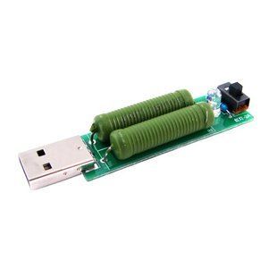 USB нагрузка со свичем 1А 2А, нагрузочный резистор для тестера 7000000001 фото