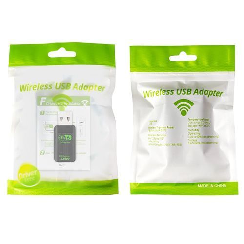 USB Wi-Fi мережевий адаптер 900Мб, 802.11ax, BT5.4, BT+AX900 7000007578 фото