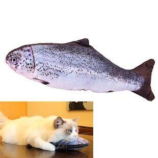М'яка іграшка риба Форель 40см для кішок кота з котячою м'ятою 7000000674 фото