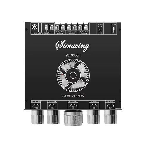Аудио усилитель мощности звука HiFi 2.1 2x220Вт+350Вт Bluetooth 5.1 TD5165A, YS-S350H 7000007840 фото