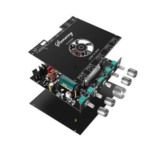 Аудио усилитель мощности звука HiFi 2.1 2x220Вт+350Вт Bluetooth 5.1 TD5165A, YS-S350H 7000007840 фото