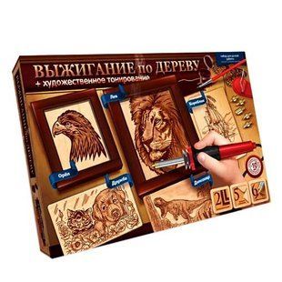Набір для випалювання по дереву з пірографом, Danko Toys 7000000976 фото