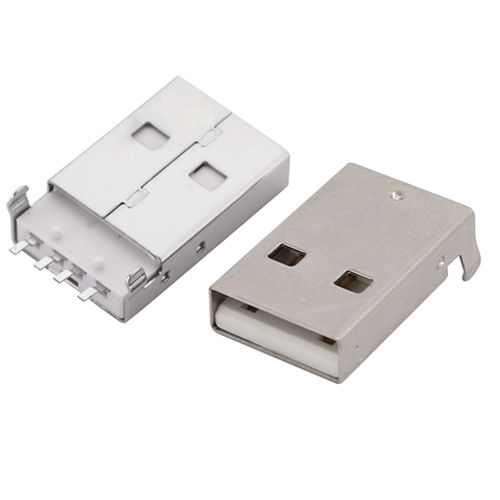 Разъем коннектор USB 2.0 папа 4pin AM 90 градусов SMT SMD 7000002611 фото