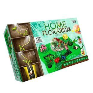 Набір для вирощування рослин, навчальний, Home Florarium Danko 7000000984 фото