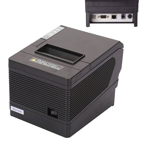Термопринтер POS чековий принтер USB+LAN з автообрізанням XP-Q260III 80мм 7000003914 фото
