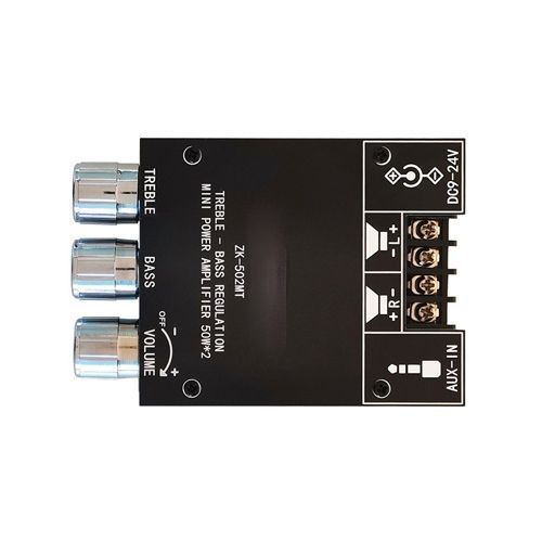 Аудио усилитель мощности звука HiFi 2x50Вт Bluetooth 5.0 TD5182A, ZK-502MT 7000007839 фото