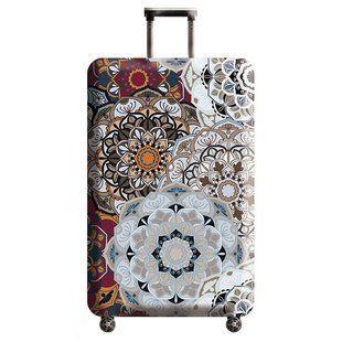Чехол для дорожного чемодана на чемодан защитный 29-32" XL, Мандала2 7000006337 фото