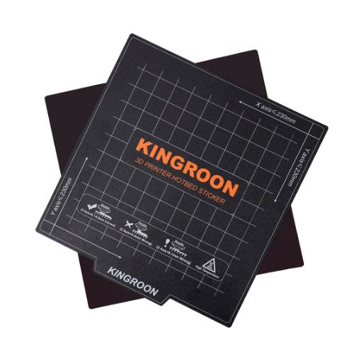 Магнитная подложка 230x230мм для стола 3D принтера, двойная, Kingroon 7000006490 фото