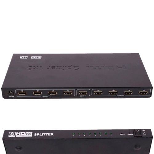 Коммутатор HDMI 1x8 порта, 4K, 3D, сплиттер, разветвитель 7000003746 фото