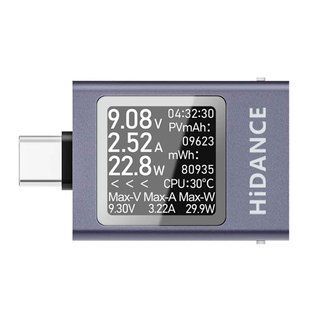 USB тестер струму напруги ємності, Type-C, Hidance HDC-085C 7000007225 фото