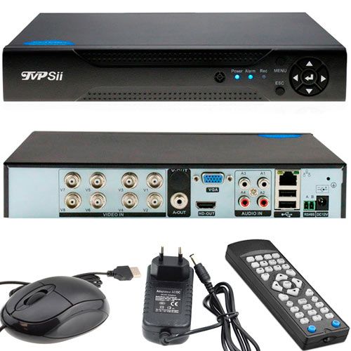 Видеорегистратор HVR NVR DVR TVPSii 6008T-MH, AHD-H 1080P, 8 каналов 7000003131 фото