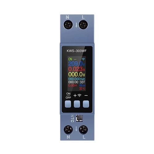 Wi-Fi счетчик электроэнергии однофазный 220В 40А DIN, защиты, KWS-303WF 7000007367 фото