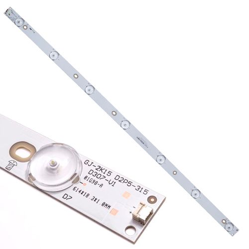 LED планка лампа підсвітки РК ТБ 32 GJ-2K15 D2P5-315 D307-V1, 3шт комплект 7000003808 фото