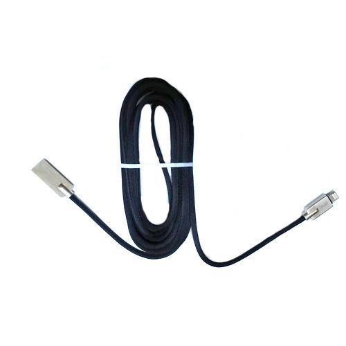 Кабель USB - Lightning 3м для Apple iPhone, iPad, iPod, в оплетке 7000005621 фото