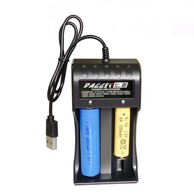 Универсальное зарядное устройство для 18650 Ni-MH Ni-Cd, USB, 2 канала 7000006776 фото