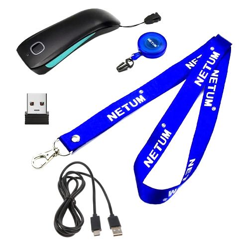 Беспроводной 1D сканер штрихкодов USB Bluetooth АКБ, компактный, Netum C740 7000006277 фото