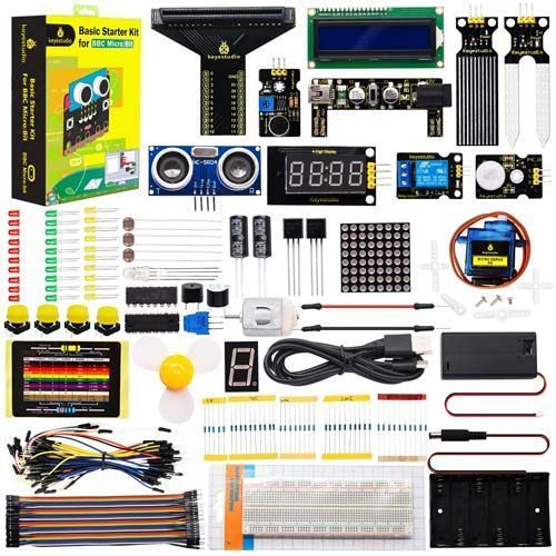 BBC Micro:bit Starter Kit стартовый набор в кейсе Keyestudio KS-4004, с платой разработки 7000007922 фото