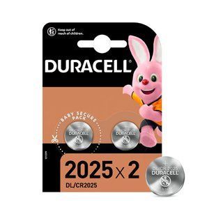 Батарейка таблетка 2шт CR2025 3В Duracell, літій 7000006444 фото