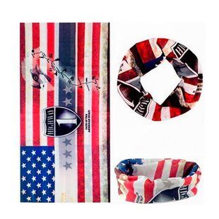 Баф бандана-трансформер, шарф из микрофибры, 22 флаг США 7000005040 фото