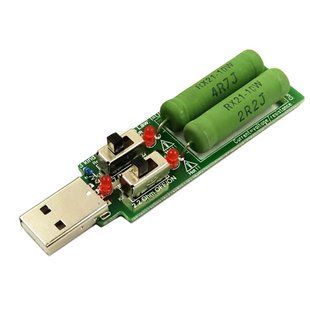 USB нагрузочный резистор, нагрузка со свичем 1А/2А/3А 7000000002 фото