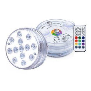 RGB светильник портативный, подсветка для бассейна аквариума 13 LED IP65 ДУ 7000006116 фото
