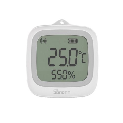 Датчик температури і вологості IP65 РК для розумного будинку Zigbee, Sonoff SNZB-02WD 7000007950 фото