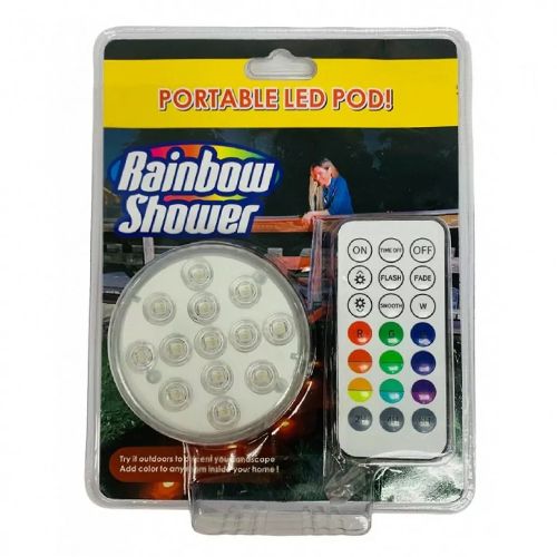 RGB светильник портативный, подсветка для бассейна аквариума 13 LED IP65 ДУ 7000006116 фото