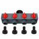 Переходник распределитель на 4 линии для полива, Aqualin 27208 7000007308 фото 5