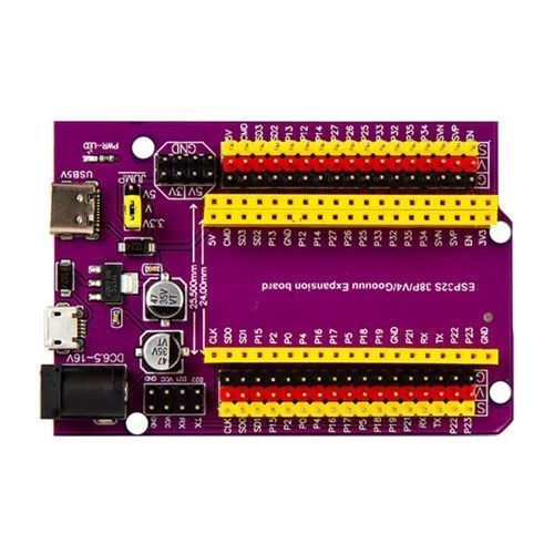 Плата расширения NodeMCU-32S Lua ESP32S 38P/V4/Goouuu, Type-C MicroUSB 7000007629 фото