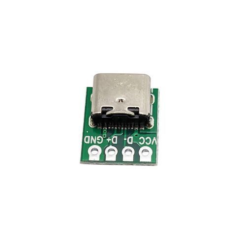 Плата-переходник USB Type-C 3.1 16pin на DIP 2.54мм, 10шт, тестовая PCB 7000007866 фото
