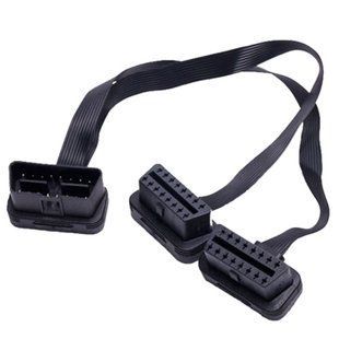 OBD2 на 2 OBD2 спліттер, розгалужувач, плоский 45см 7000000086 фото