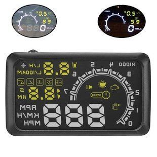 Проєктор приладової панелі на лобове скло OBD2 HUD W02 5.5" 7000000251 фото